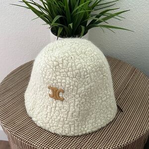 Celine Cream Textured Faux Floral Accent